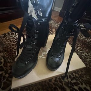 Brand new beautiful Christian louboutin Macademia boots!!brand new with box!